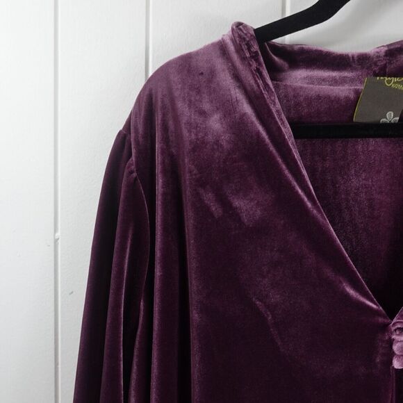 Taylor Womens Velvet Shift Dress Size 18W - Picture 4 of 12